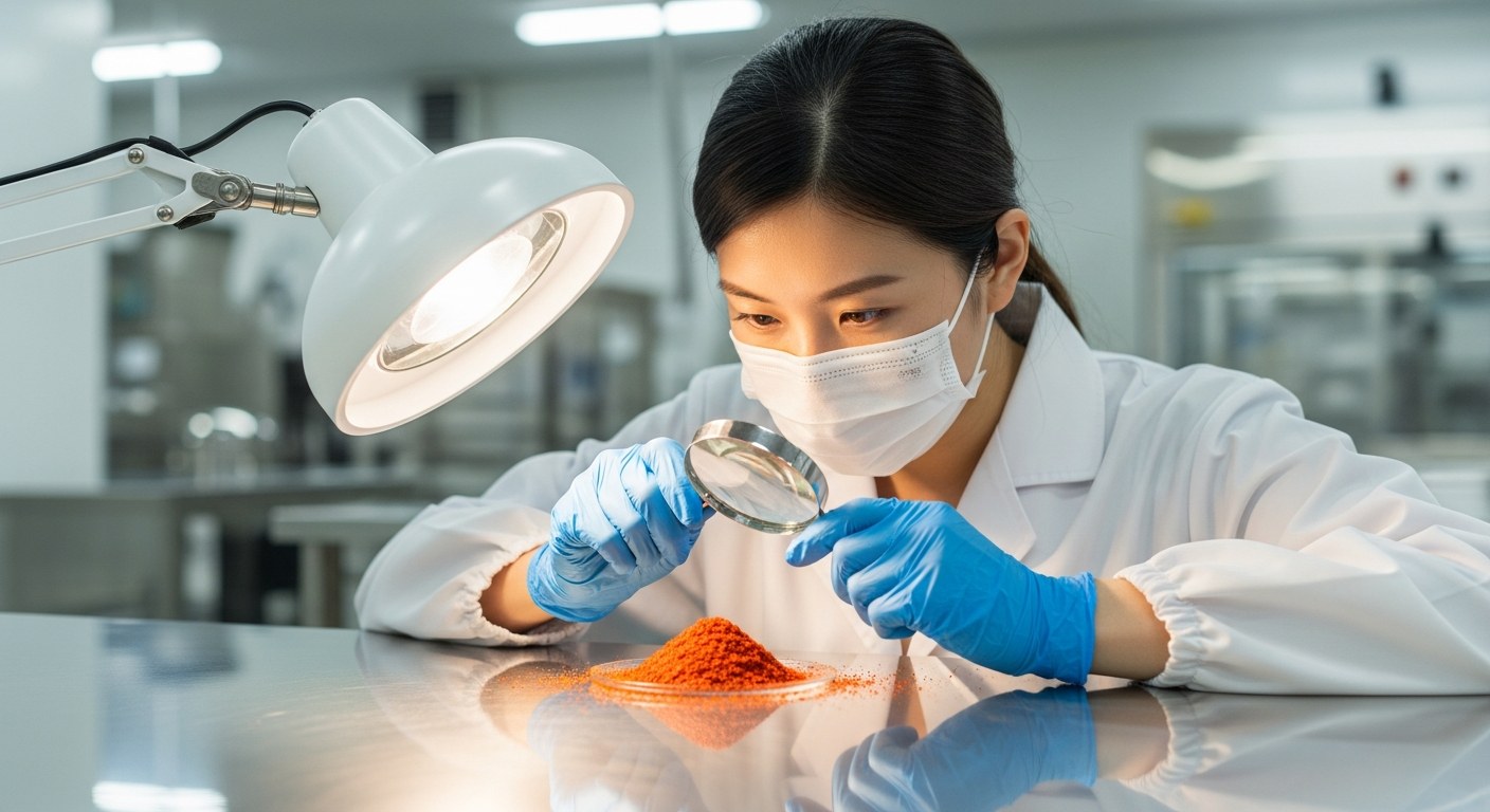 鼎記香料工廠 — 人工品質檢測